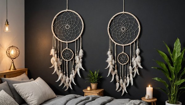 Créez un cocon apaisant avec l'attrape rêve macramé géant